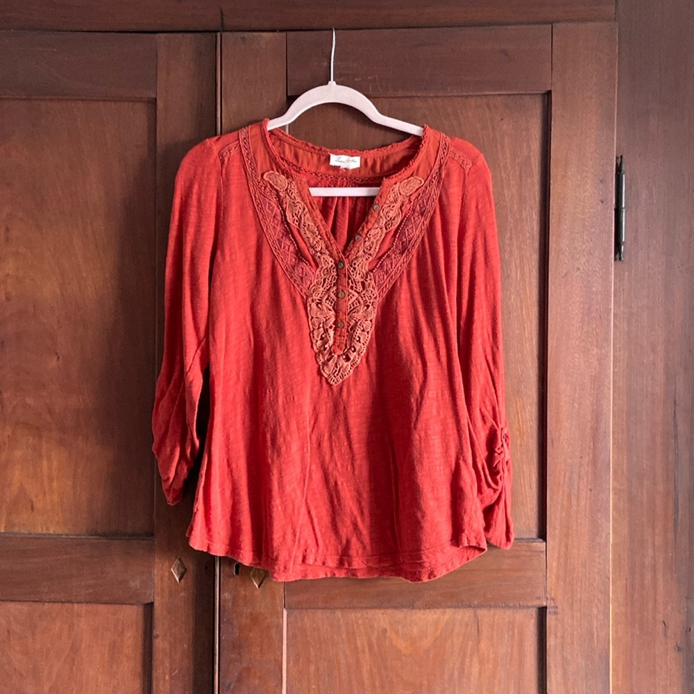 Meadow Rue Boho Hippie top size M